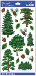 Majestic Trees, 4" x 7" scrapbook stickers (Sticko)<br><font color=red>25% off</font>