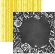 Farmer's Market Collection, Farmer's Market, double-sided, scrapbook paper (Reminisce)<br><font color=red>25% off</font>