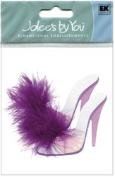 Party Shoes, 3D scrapbook embellishment, LARGE, (Jolee's by You)