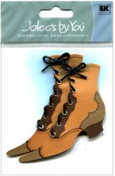 Victorian Boots, 3D scrapbook embellishment, LARGE, (Jolee's by You)