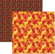 Happy Fall Collection, Autumn Leaves, double-sided, scrapbook paper (Reminisce)<br><font color=red>25% off</font>