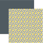 Ikat Collection, Cross Cross, double-sided, scrapbook paper (Ella & Viv)<br><font color=red>25% off</font>