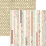 Junkstock Collection, Junkin', stripes, double-sided, scrapbook paper (Reminisce)<br><font color=red>25% off</font>