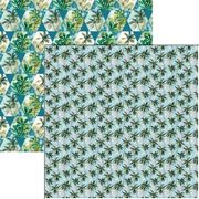 Paradise Collection, Flamingos in Paradise, double-sided, scrapbook paper (Reminisce)<br><font color=red>25% off</font>