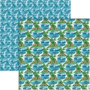 Paradise Collection, Hawaiian Village, double-sided, scrapbook paper (Reminisce)<br><font color=red>25% off</font>