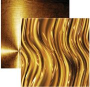 Precious Collection, Liquid Gold, double-sided, scrapbook paper (Ella & Viv)<br><font color=red>25% off</font>