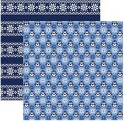 Santa's Sweater Collection, Penguin Sweater, Christmas, double-sided, scrapbook paper (Reminisce)<br><font color=red>25% off</font>