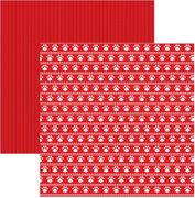 Santa's Sweater Collection, Puppy Sweater, Christmas, double-sided, scrapbook paper (Reminisce)<br><font color=red>25% off</font>