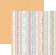 Stitch 'n Sew Collection, Stitches & Stars, double-sided, scrapbook paper (Reminisce)<br><font color=red>25% off</font>