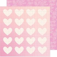 Poppy & Pear Collection - Think Pink, double-sided scrapbook paper (American Crafts)