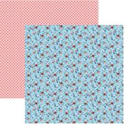 Stitch 'n Sew Collection, Vintage Floral, double-sided, scrapbook paper (Reminisce)<br><font color=red>25% off</font>