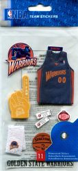 Golden State Warriors, National Basketball Association, Jolee's Boutique NBA scrapbook stickers (EK Success)<br><font color=red>20% off</font>