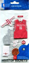 Houston Rockets, National Basketball Association, Jolee's Boutique NBA scrapbook stickers (EK Success)<br><font color=red>20% off</font>