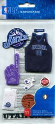 Utah Jazz, National Basketball Association, Jolee's Boutique NBA scrapbook stickers (EK Success)<br><font color=red>20% off</font>