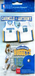 Carmello Anthony, National Basketball Association, Jolee's Boutique NBA player scrapbook stickers (EK Success)<br><font color=red>20% off</font>