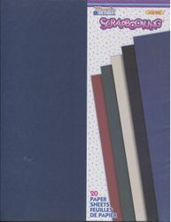 Cardstock Paper Pack, CLASSICS scrapbook, 8.5x11", 20/Pkg (WT-Memories Forever)