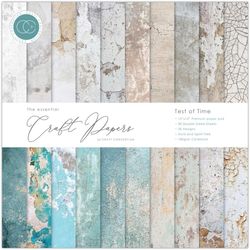 Essential Craft Papers, Test of Time, double-sided Paper Pad 12"x12" 30/Pkg (Craft Consortium)