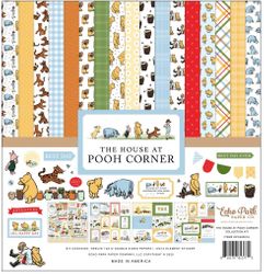 The House at Pooh Corner Collection Kit, 12 DS scrapbook papers & sticker sheet (Echo Park)