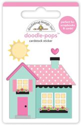 Doodle Pops, My Happy Place, 3-D scrapbook stickers (Doodlebug Designs)