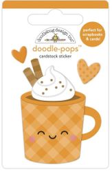 Doodle Pops, Pumpkin Spice, 3-D scrapbook stickers (Doodlebug Designs)