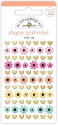 Shape Sprinkles, Hello Love, Adhesive Enamel Shapes (Doodlebugs)<br><font color=red>25% off</font>