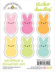 Water Bottle Sticker Doodles, Sweet Treats, WATERPROOF STICKERS (Doodlebug Designs)