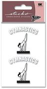 Pep Rally, Embroidered Activity Emblem, Gymnastics (Jolee's Boutique)<br><font color=red>40% off</font> 
