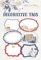 Once Upon A Time, Double-Sided Cardstock Tags 6/Pkg, #04 (P13)
