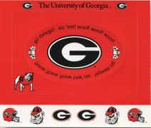 University of Georgia (Bulldogs), Frame stickers, 6x7" scrapbook (Sports Solution)