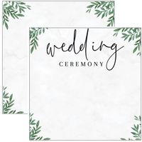 Wedding Ceremony, double-sided scrapbook paper (Stamping Station)