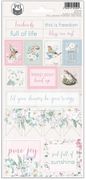 Birdhouse Cardstock Scrapbook Stickers 4"x9" (P13)