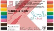 Memory System Scroll & Brush Dual-Tip Markers 8/Pkg (ZIG)
