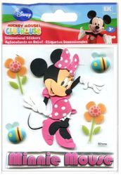 Minnie Mouse, scrapbook stickers (Disney)