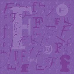Monogram Letter F, scrapbook paper (It Takes Two)<br><font color=red>25% off</font>