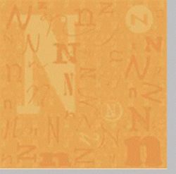 Monogram Letter N, scrapbook paper (It Takes Two)<br><font color=red>25% off</font>