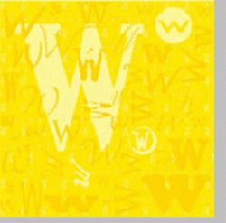 Monogram Letter W, scrapbook paper (It Takes Two)<br><font color=red>25% off</font>