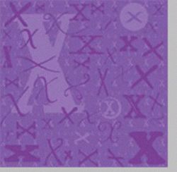 Monogram Letter X, scrapbook paper (It Takes Two)<br><font color=red>25% off</font> 765296973840