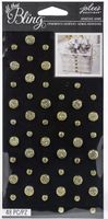 Bling Sheet, Gold Circle Wedding Gems, scrapbook stickers (Jolee's Boutique)<br><font color=red>50% off</font>