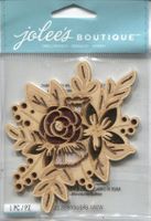 Laser-Cut Wood, Floral Cluster, 3-D Scrapbook Stickers (Jolee's Boutique)<br><font color=red>50% off</font>