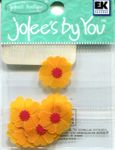 Cosmos, Orange, flower scrapbook embellishments (Jolee's by You) 