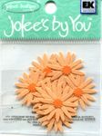 Gerbera, Orange, flower scrapbook embellishments (Jolee's by You) 