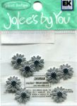 Mum, Silver, flower scrapbook embellishments (Jolee's by You) 