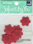 Posy, Red flowers, 10/pk, scrapbook embellishments (Jolee's By You) <br><font color=red>33% off</font>