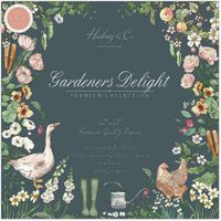Gardeners Delight, Double-Sided Paper Pad 12"X12" 40/Pkg (Craft Consortium)