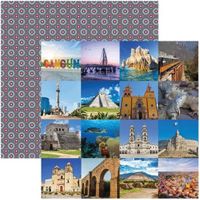 Mexico Collection, Viva Mexico!, double-sided, scrapbook paper (Reminisce)<br><font color=red>25% off</font>  