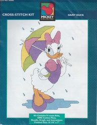 Daisy Duck, 10x7" cross stitch kit (Disney)<br><font color=red>Rare</font>