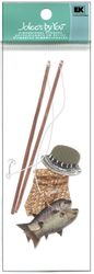 Fishing, 3D scrapbook stickers (Jolee's Boutique)<br><font color=red>33% off</font>