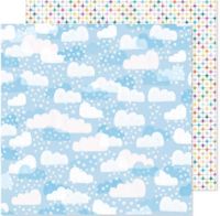 Energy Collection - Blue Skies, double-sided scrapbook paper (American Crafts)