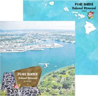 Hawaii - Pearl Harbor National Memorial, double-sided scrapbook paper (Scrapbook Customs)