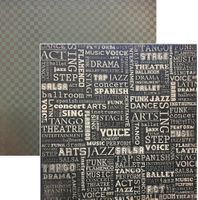 Velvet Ensemble Collection, Entertain, double-sided scrapbook paper (Kaisercraft)